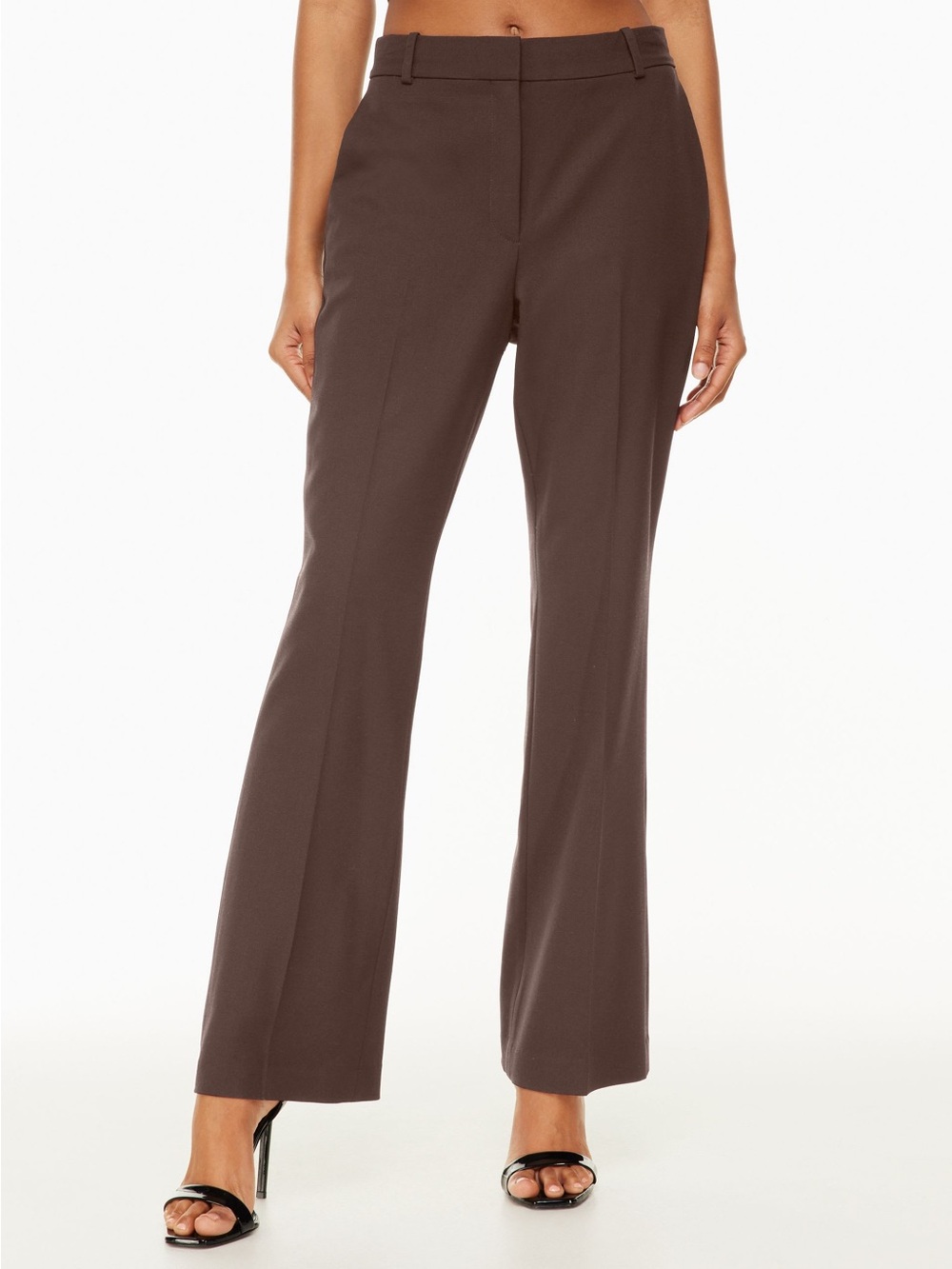 Aritzia Babaton Women Program Pant in Rich Mocha Brown (Dark Brown) size 8